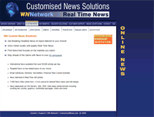 Tablet Screenshot of customisednews.com